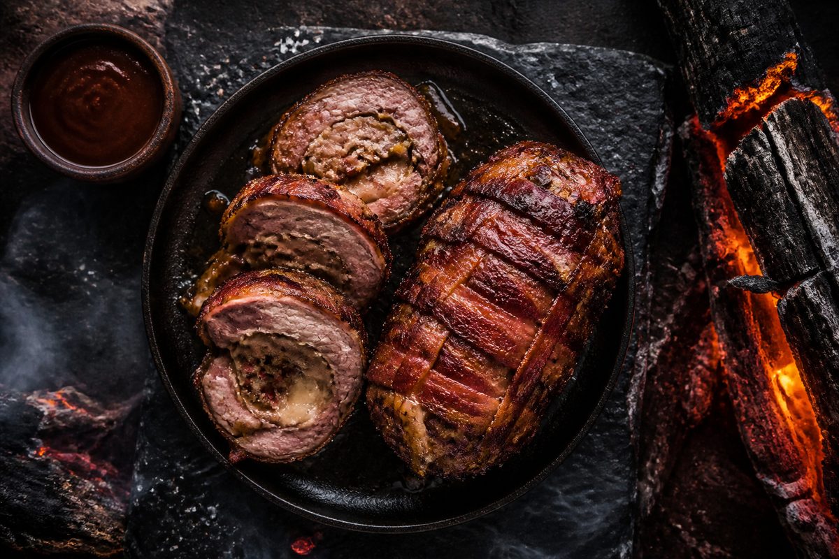Ricetta Bacon Bomb Farcita — Grigliare Duro