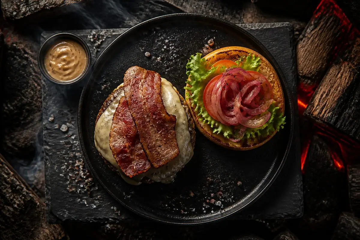 Ricetta Cheeseburger Perfetto — Grigliare Duro
