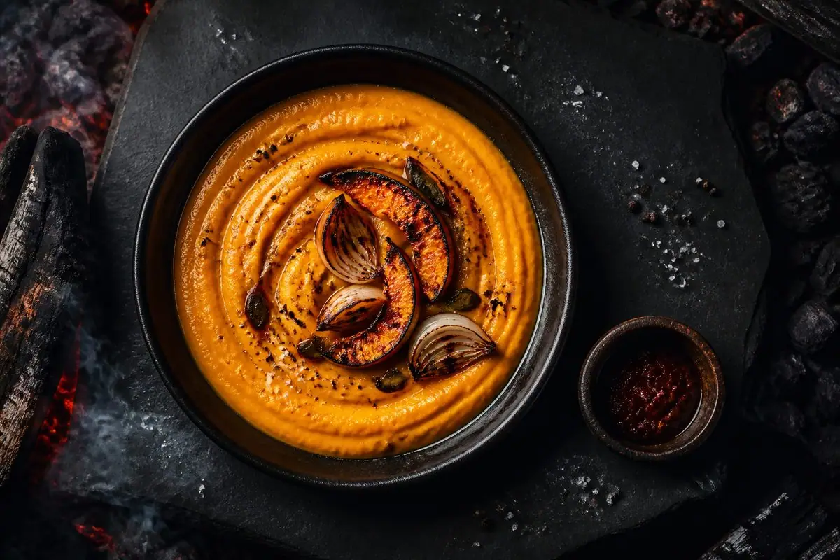 Ricetta Crema di Zucca Ember Roasting — Grigliare Duro