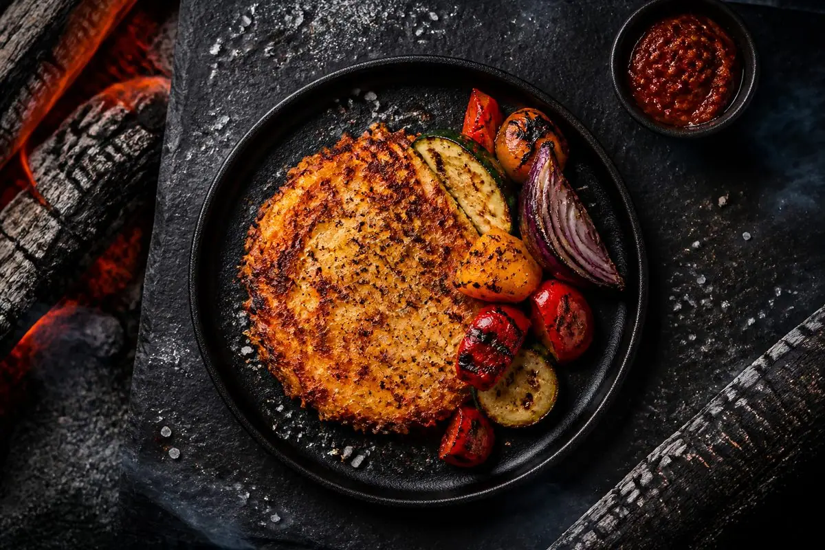 Ricetta Frico Friulano nel Barbecue — Grigliare Duro