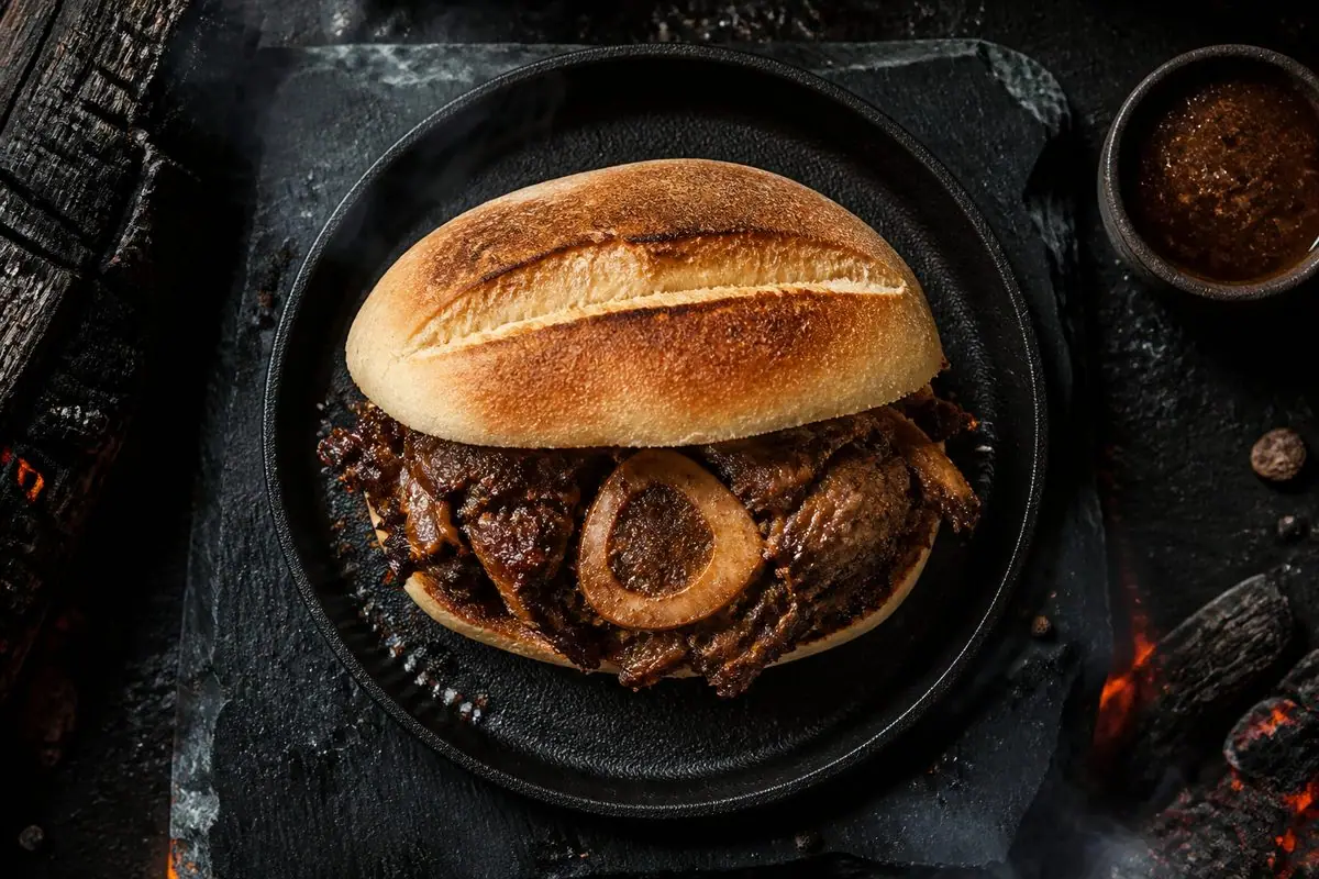 Ricetta Panino con l'Ossobuco Laido — Grigliare Duro
