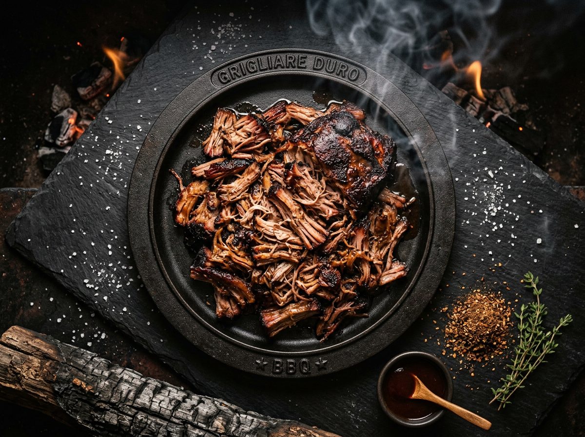 Ricetta Pulled Pork — Grigliare Duro Ricetta Pulled Pork — Grigliare Duro