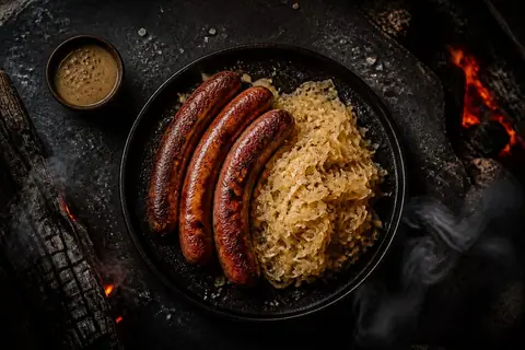 Ricetta Salsicce e Crauti alla Bavarese