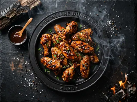 Ricetta Ali Honey-Garlic — Grigliare Duro