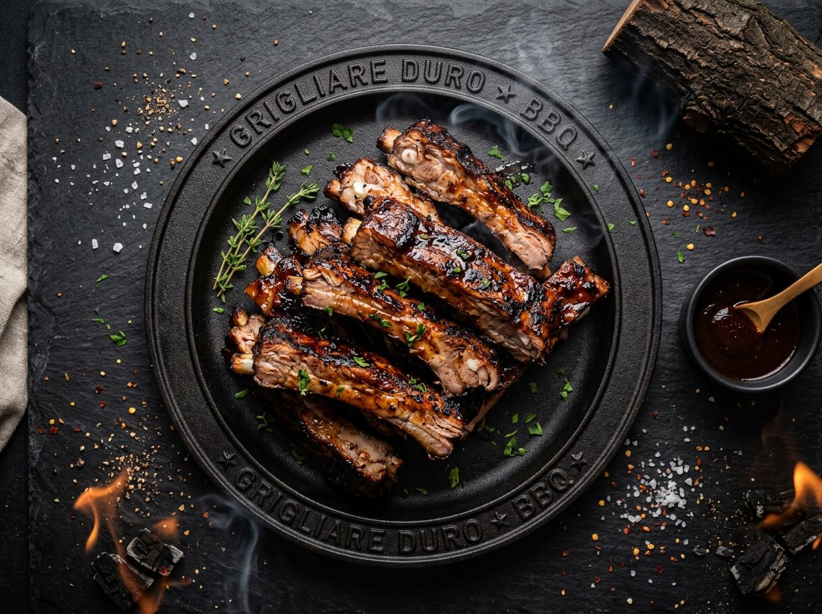 Ricetta Baby Back Ribs Hot & Fast — Grigliare Duro