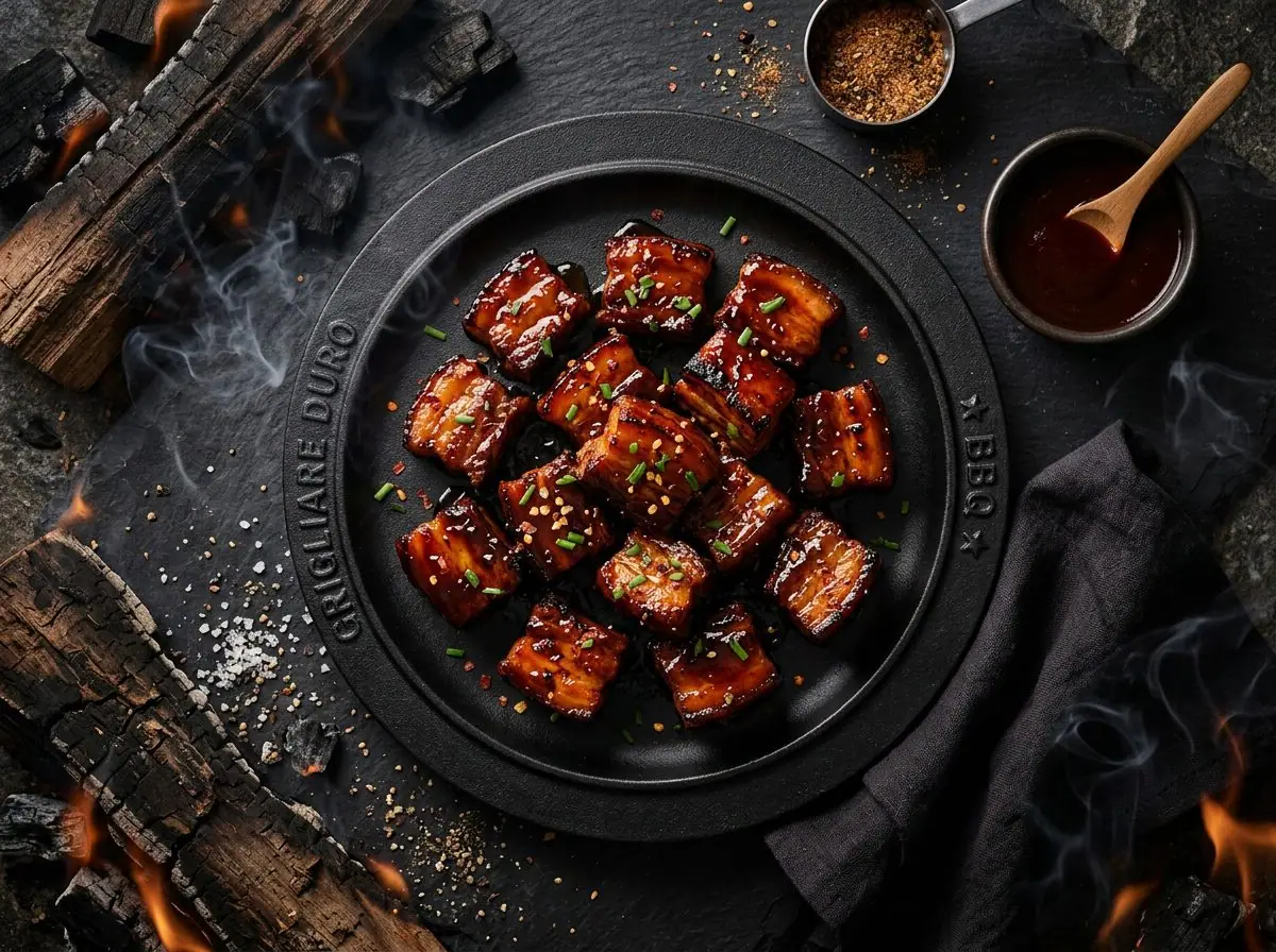 Ricetta Bocconcini di Pancia Sweet & Heat — Grigliare Duro