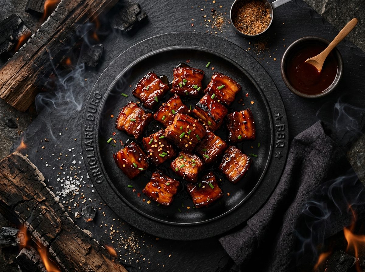 Ricetta Bocconcini di Pancia Sweet & Heat — Grigliare Duro