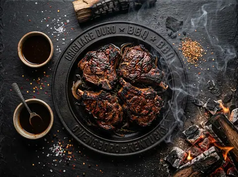 Ricetta Braciole di Montone al Black Dip — Grigliare Duro