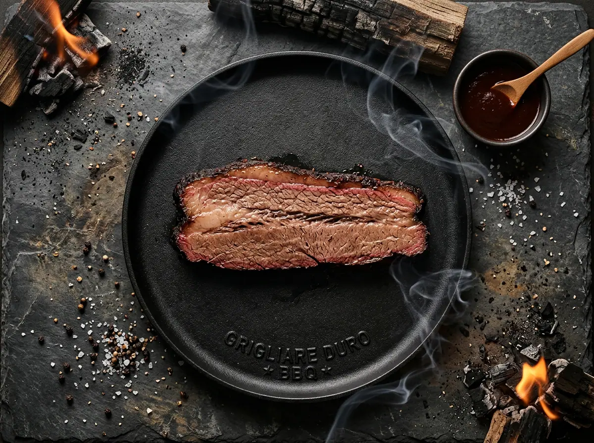 Ricetta Brisket Solo Flat — Grigliare Duro