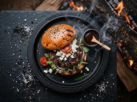 Ricetta Burger d'Agnello con Feta