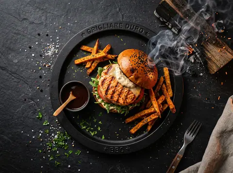 Ricetta Burger di Salmone alla Griglia