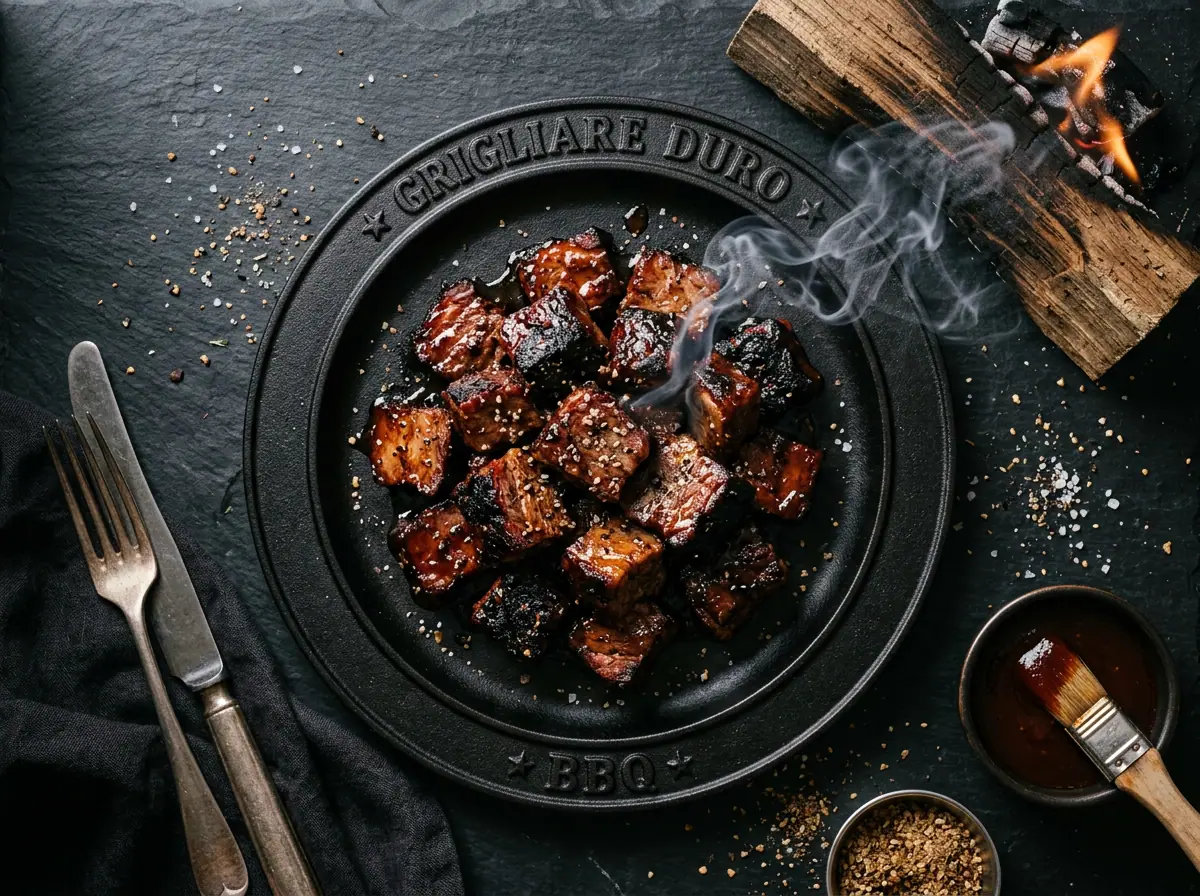 Ricetta Burnt Ends di Punta — Grigliare Duro