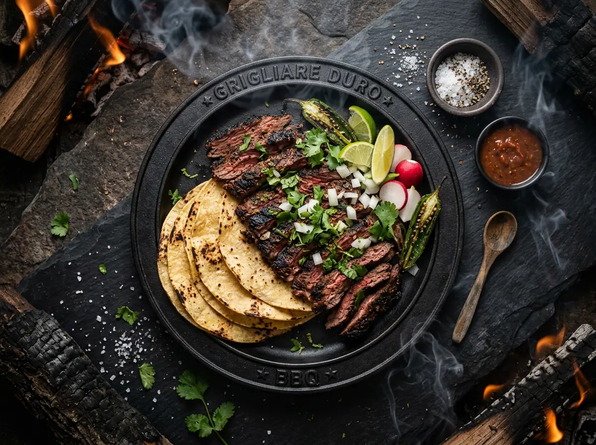 Ricetta Carne Asada — Grigliare Duro
