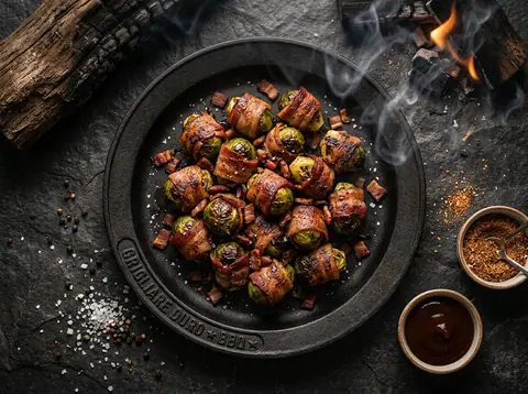 Ricetta Cavolini di Bruxelles Affumicati con Bacon