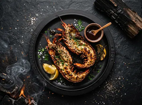 Ricetta Code di aragosta alla griglia