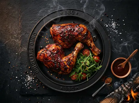 Ricetta Cosce Bone-In Glassate