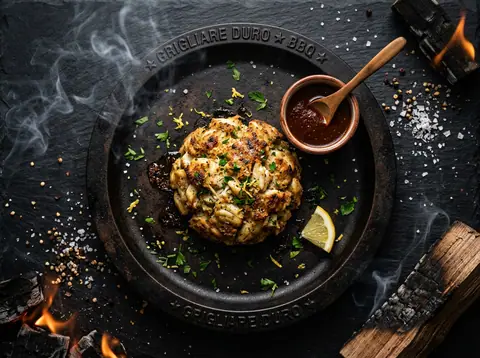 Ricetta Crab cake in ghisa