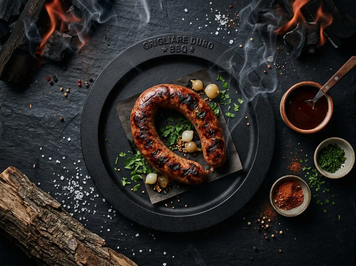 Ricetta Kielbasa alla Griglia — Grigliare Duro