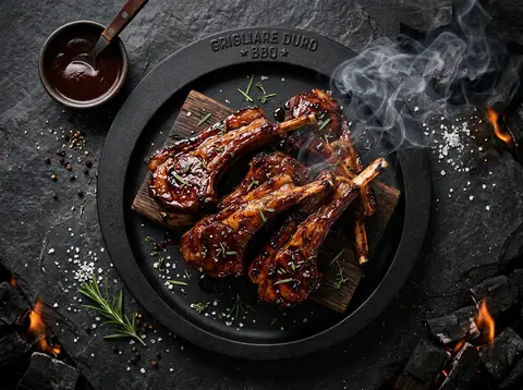 Ricetta Lamb Ribs Glassate al Prugno