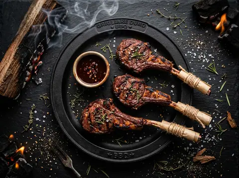 Ricetta Lollipop Chops al Fuoco Vivo
