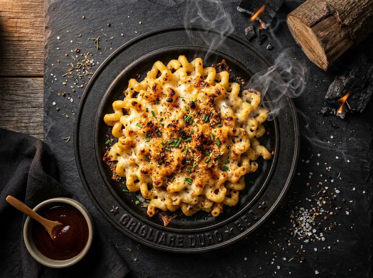 Ricetta Mac & Cheese Affumicato — Grigliare Duro