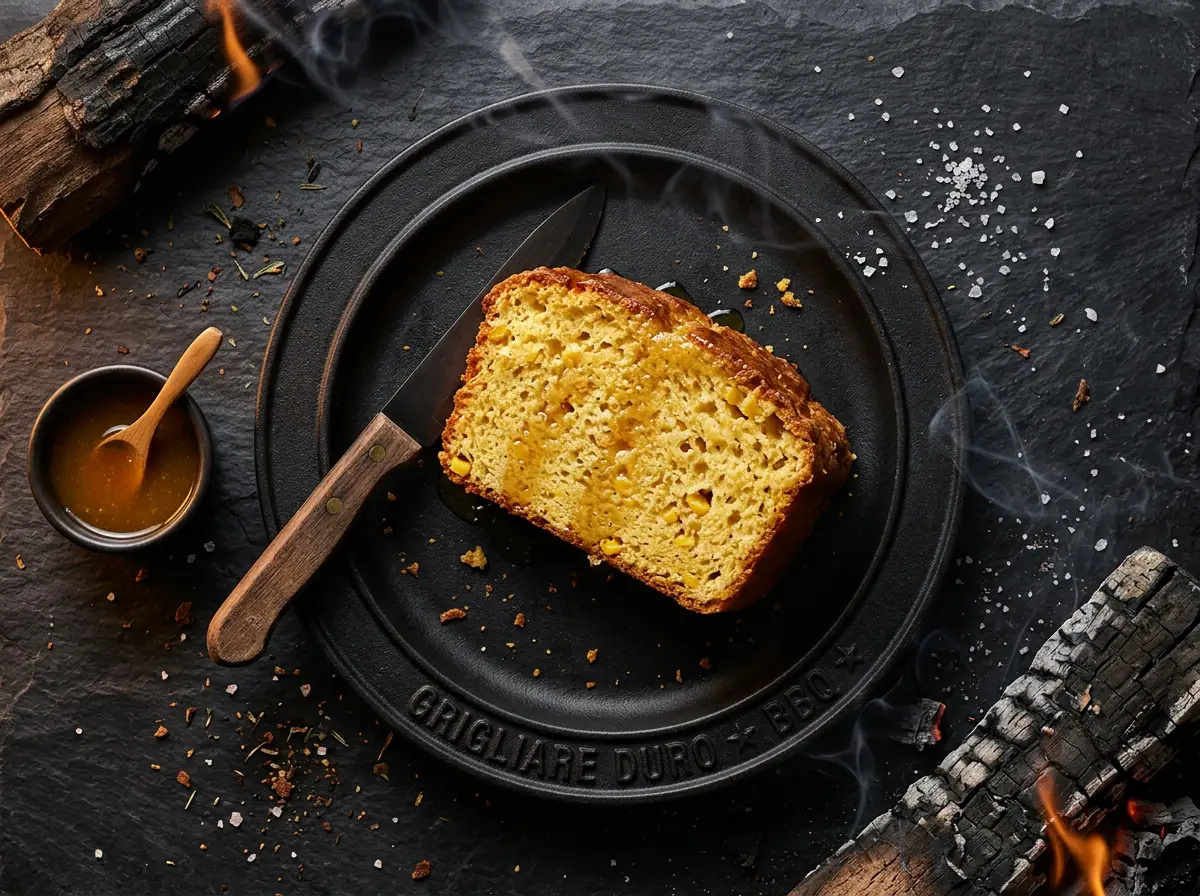 Ricetta Pane di Mais Dolce al Miele — Grigliare Duro
