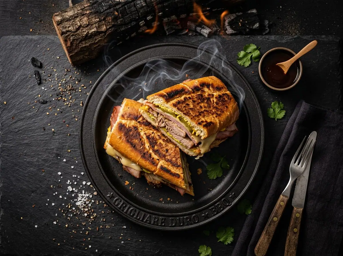 Ricetta Panino Cubano alla Griglia — Grigliare Duro
