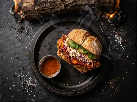 Ricetta Panino di Pollo Piccante stile Nashville