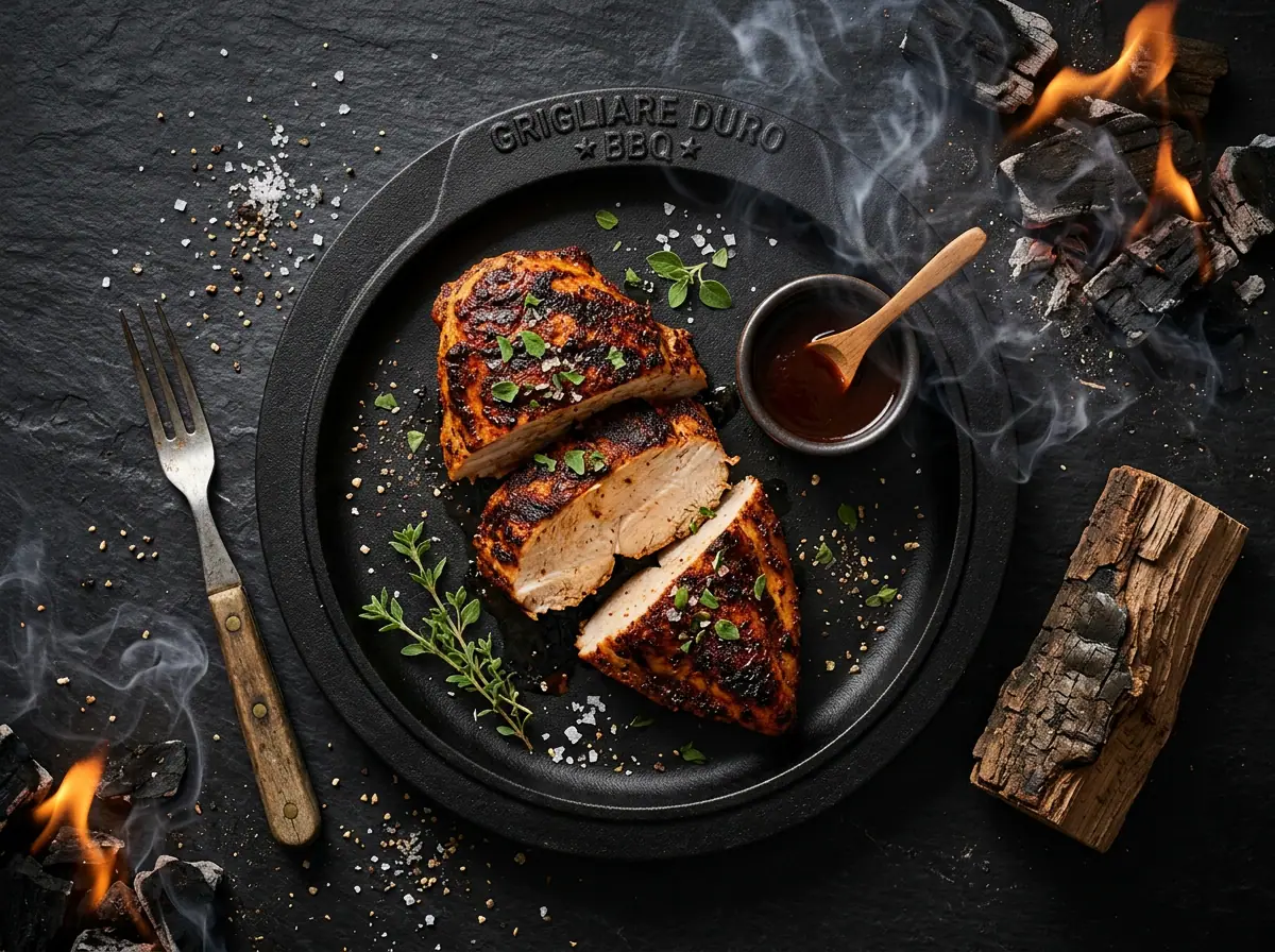 Ricetta Petto di Pollo Cajun alla Griglia — Grigliare Duro