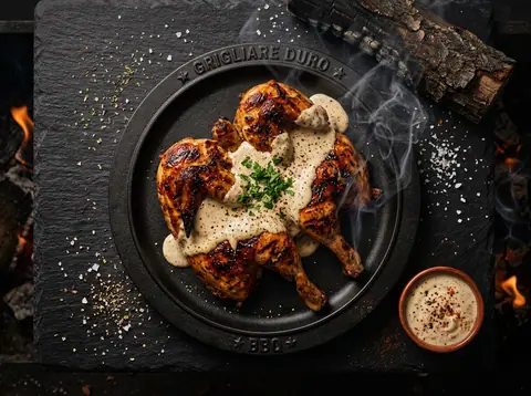 Ricetta Pollo con Alabama White Sauce