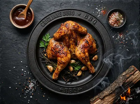 Ricetta Pollo Affumicato al Burro all'Aglio
