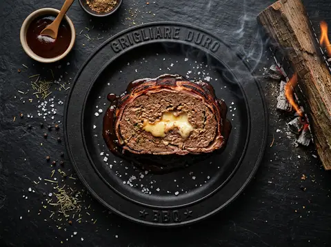 Ricetta Polpettone Ripieno Affumicato