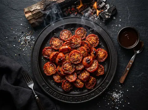 Ricetta Pomodori Affumicati per Salsa