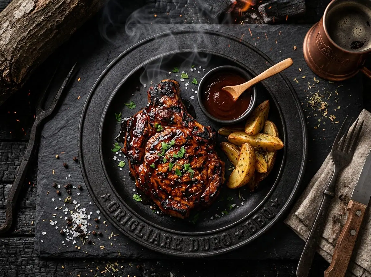 Ricetta Pork Steak alla St. Louis — Grigliare Duro