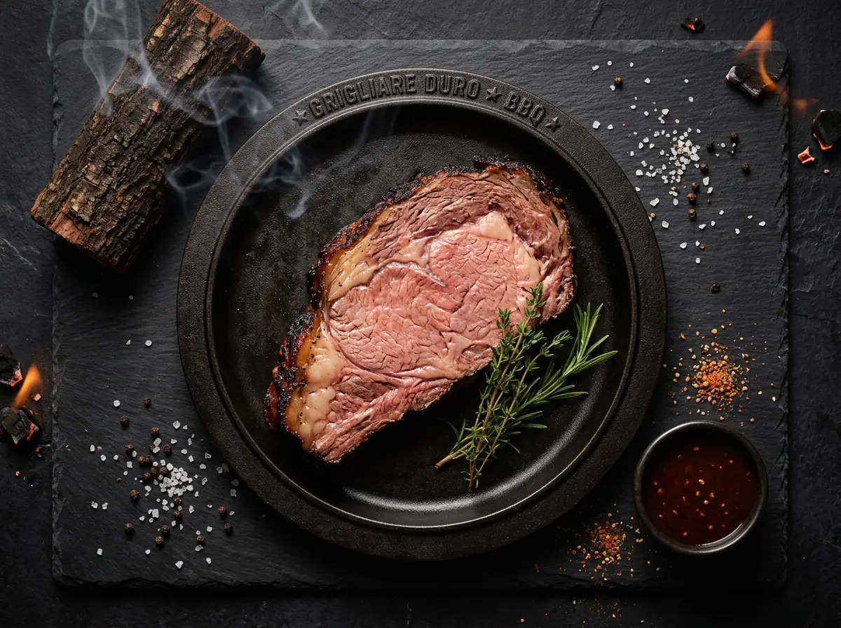 Ricetta Prime Rib Affumicata — Grigliare Duro