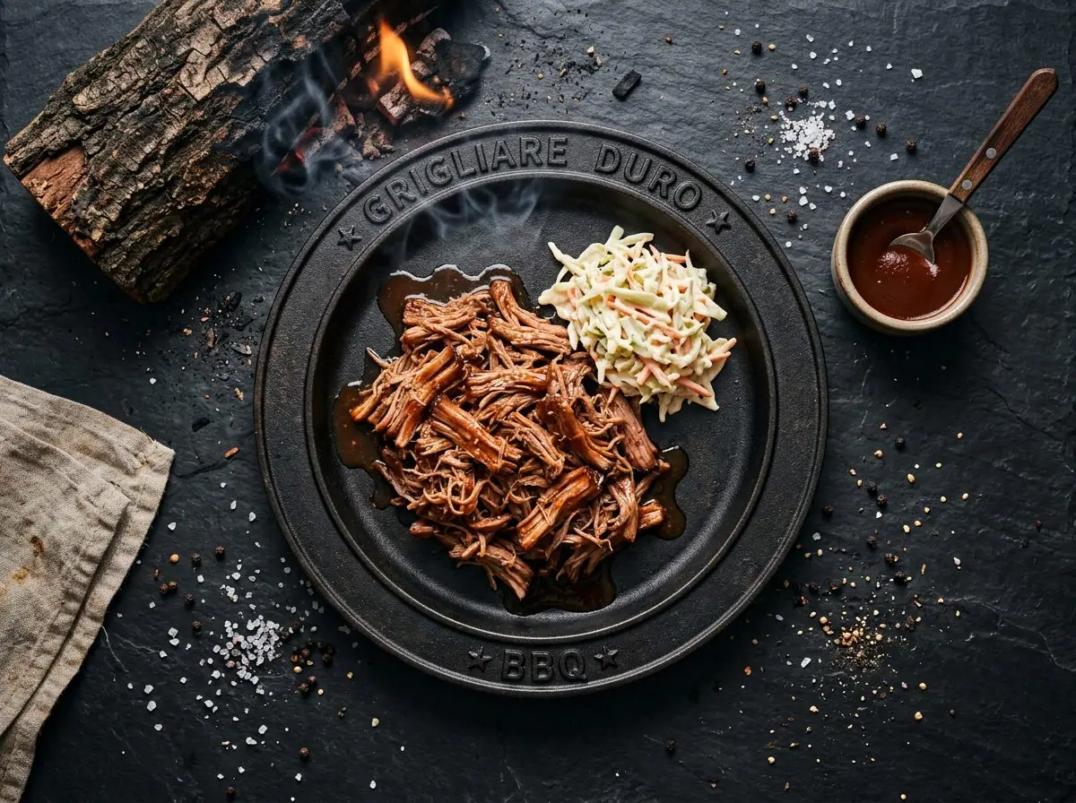 Ricetta Pulled Pork Lexington Style — Grigliare Duro