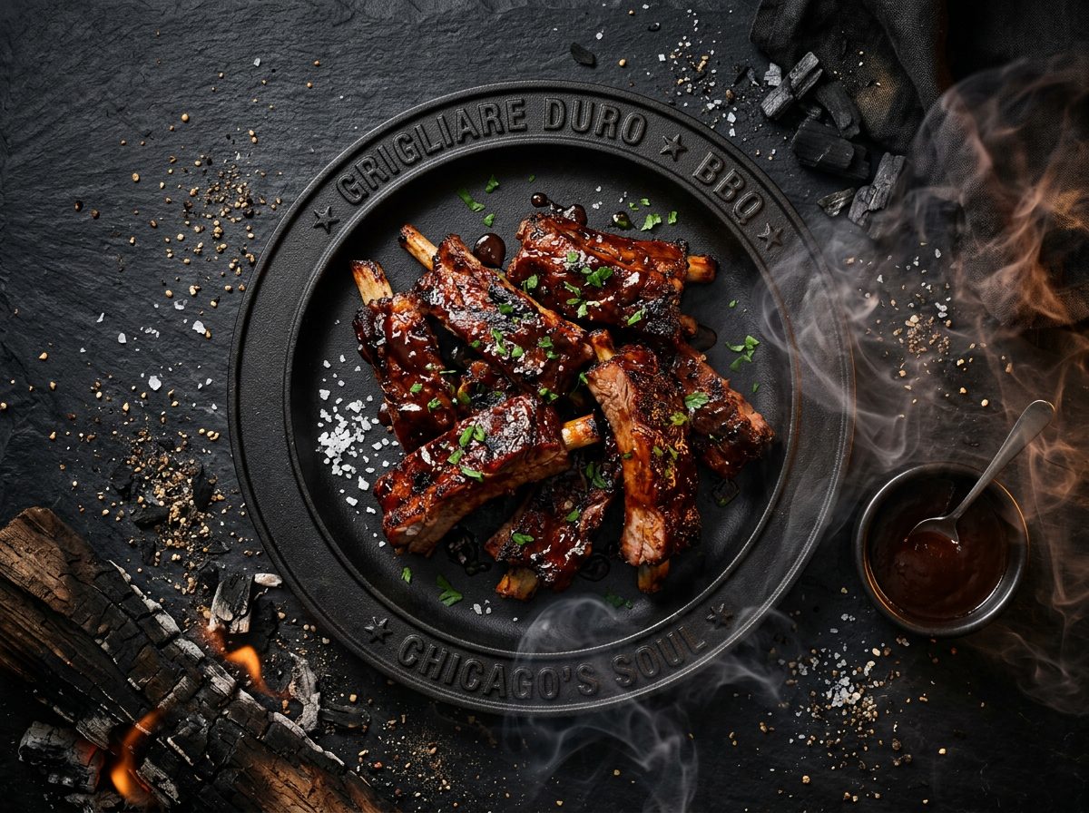 Ricetta Rib Tips Affumicate — Grigliare Duro Ricetta Rib Tips Affumicate — Grigliare Duro
