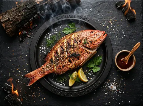 Ricetta Snapper Intero alla Griglia