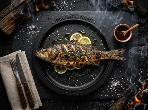 Ricetta Spigola Striata alla Griglia