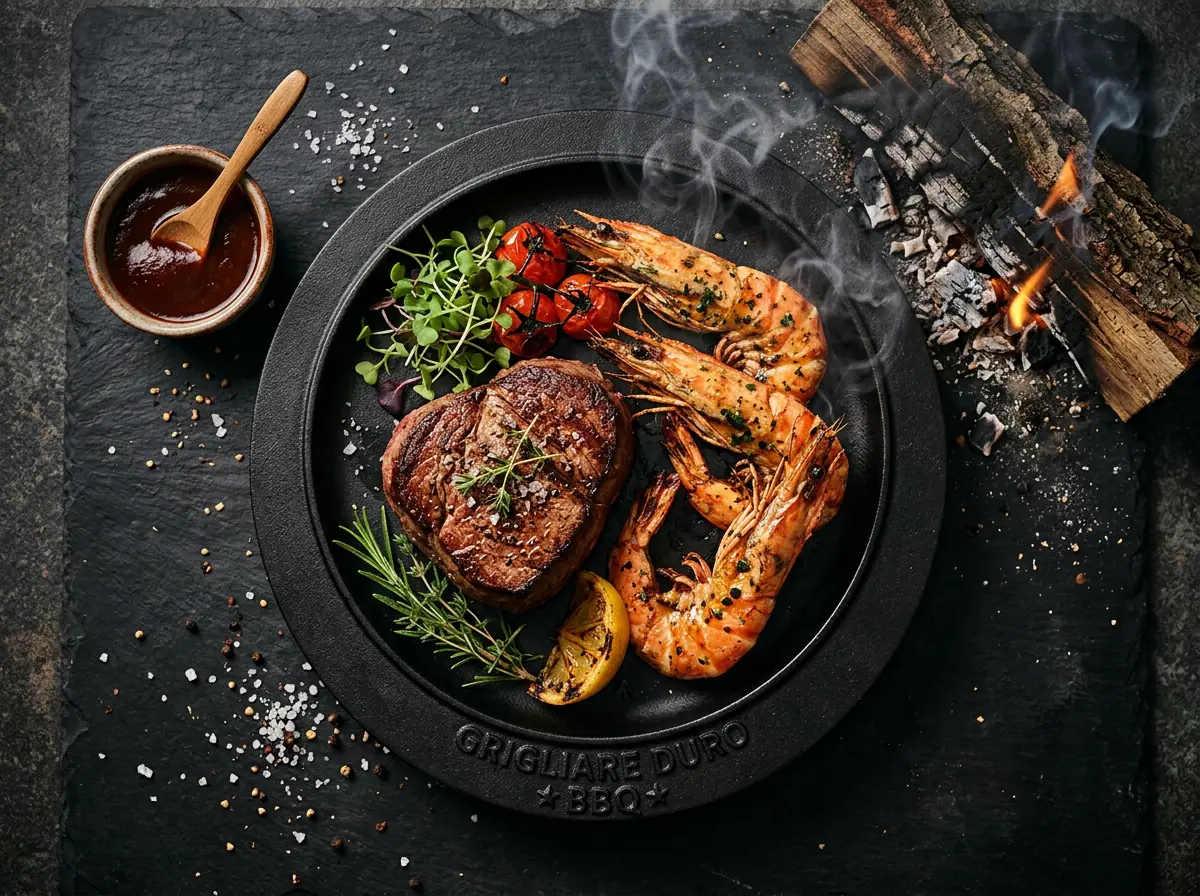 Ricetta Surf and Turf — Grigliare Duro