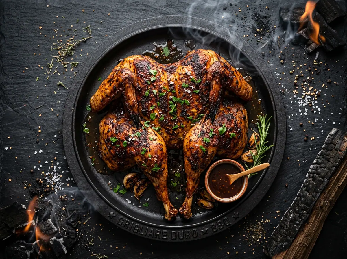 Ricetta Tacchino Spatchcock alla Cajun — Grigliare Duro