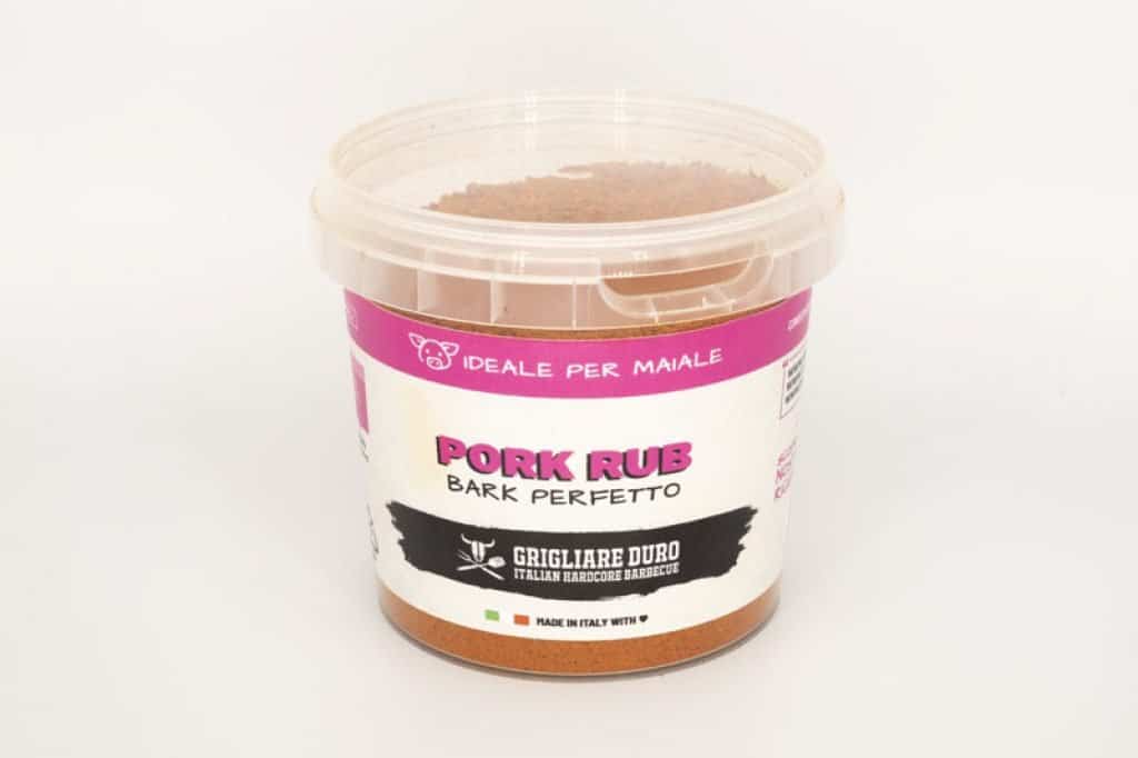Bark perfetto ottenuto con un rub per pulled pork