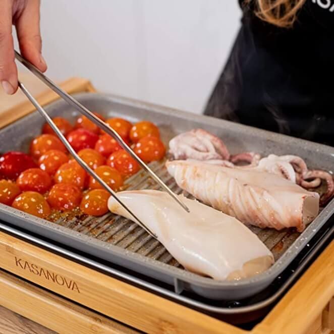 Griglia elettrica Kasanova | Grigliare con stile e buongusto — A Tutta Griglia